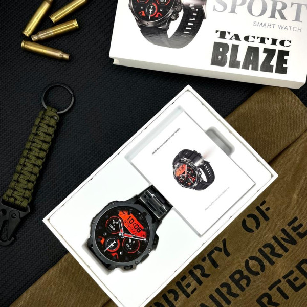 Смарт часы Modfit Tactic Blaze Black Steel фото 9