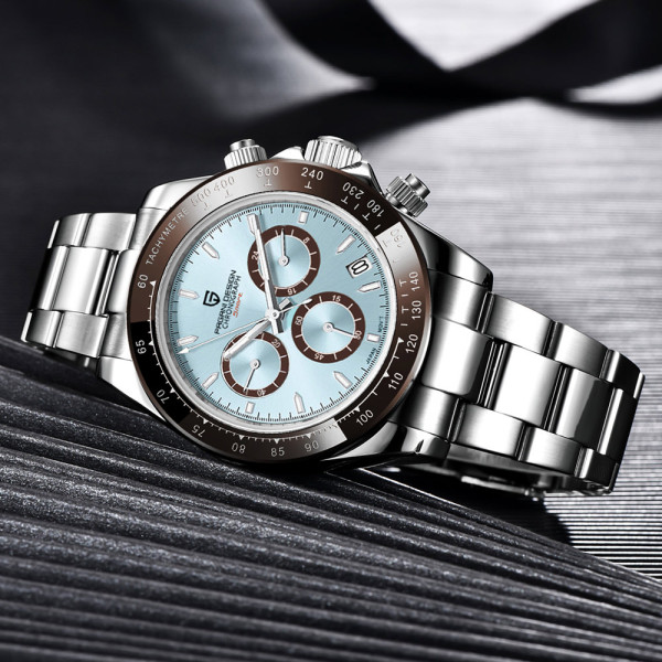 Мужские часы Pagani Design PD-1644 Silver-Blue фото 4