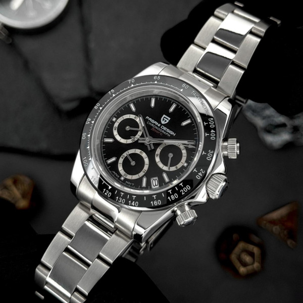 Мужские часы Pagani Design PD-1644 Silver-Black фото 4