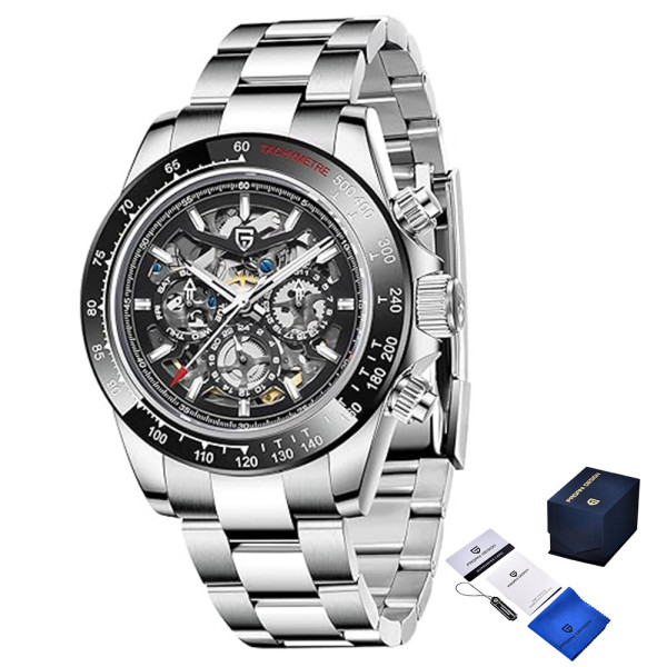 Мужские часы Pagani Design PD-1777 Silver-Black фото 1