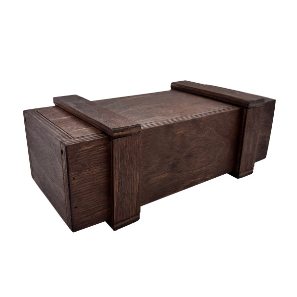 Коробка деревянная Константа Коричневая фото 1