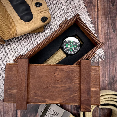 Коробка деревʼяна Константа Коричнева