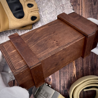 Коробка деревʼяна Константа Коричнева