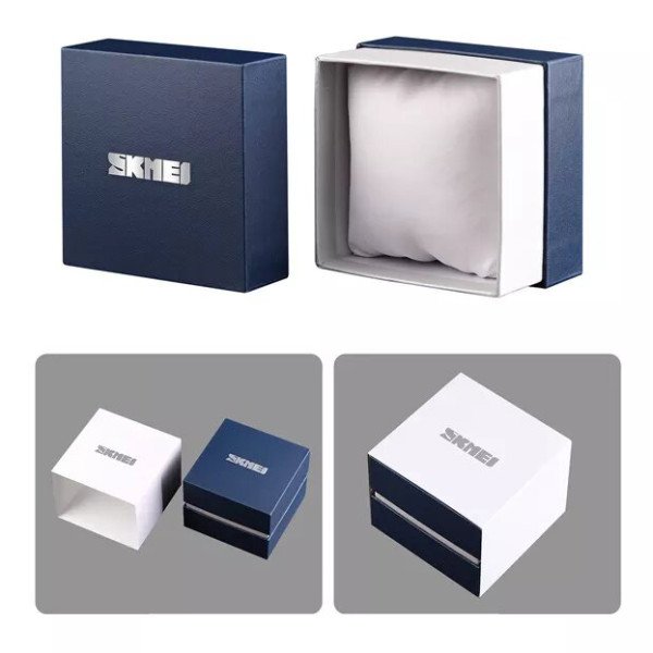 Коробочка Skmei BOXPG1 Square Blue-White Box фото 1