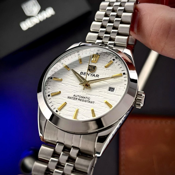 Мужские часы Benyar BY-5209 White фото 6
