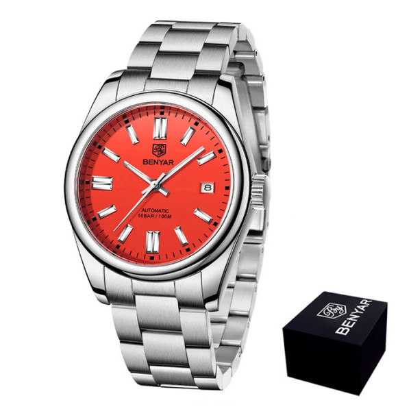 Чоловічий годинник Benyar BY-5185 Red фото 1