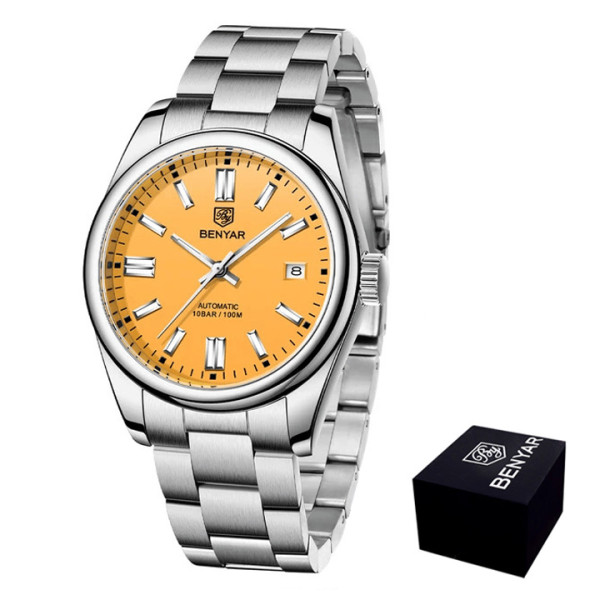 Чоловічий годинник Benyar BY-5185 Yellow фото 1