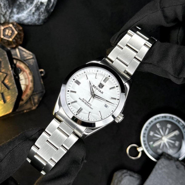 Мужские часы Benyar BY-5208 White фото 9