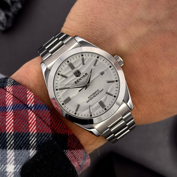 Мужские часы Benyar BY-5208 White фото 3