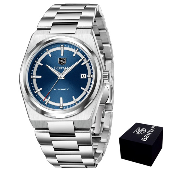 Мужские часы Benyar BY-5203 Silver-Blue фото 1