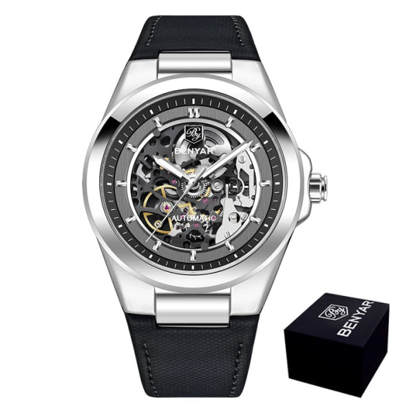 Чоловічий годинник Benyar BY-5207 Black-Silver-Gray фото 1