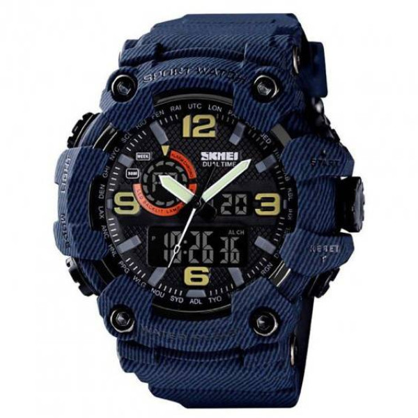 Чоловічий годинник Skmei 1520DMBU denim blue