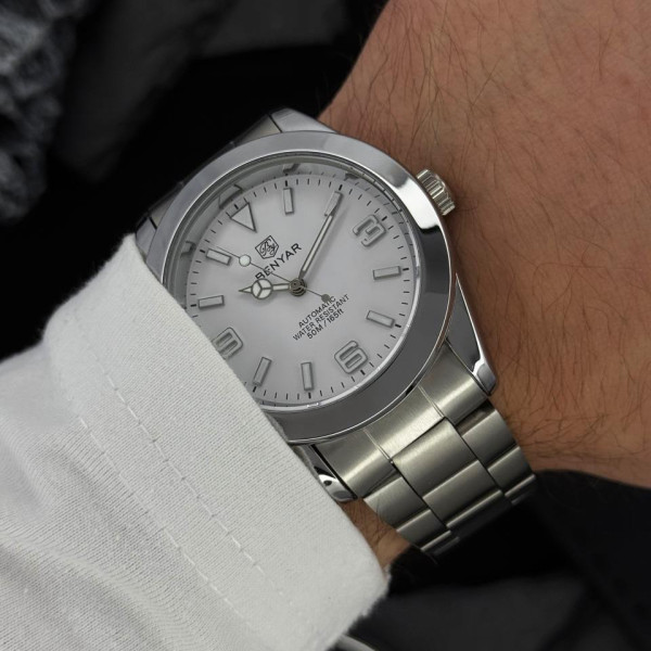 Мужские часы Benyar BY-5177 White фото 3