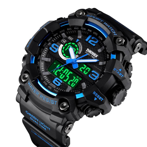 Мужские часы Skmei 1520BU blue фото 3