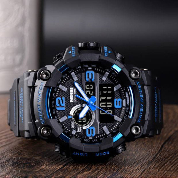 Мужские часы Skmei 1520BU blue фото 5