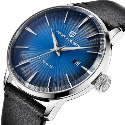 Мужские часы Pagani Design PD-2770 Silver-Blue-Black