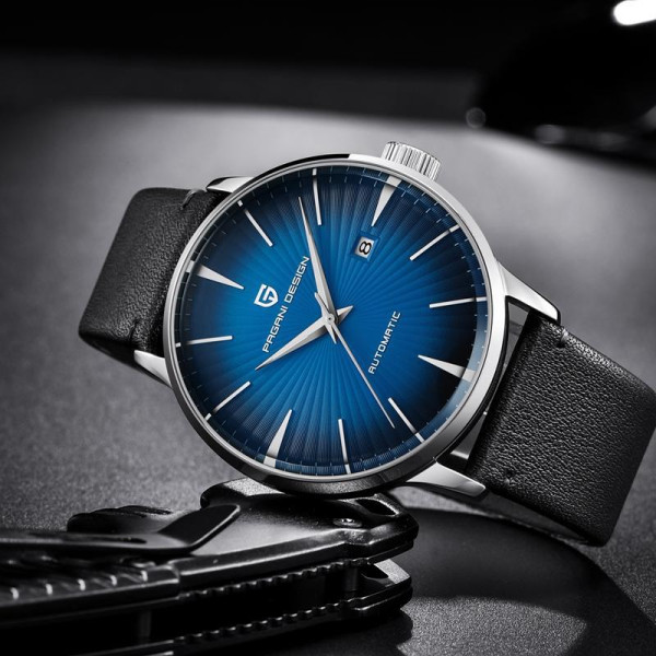 Чоловічий годинник Pagani Design PD-2770 Silver-Blue-Black фото 5