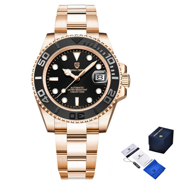 Мужские часы Pagani Design PD-1651 Gold-Black фото 1