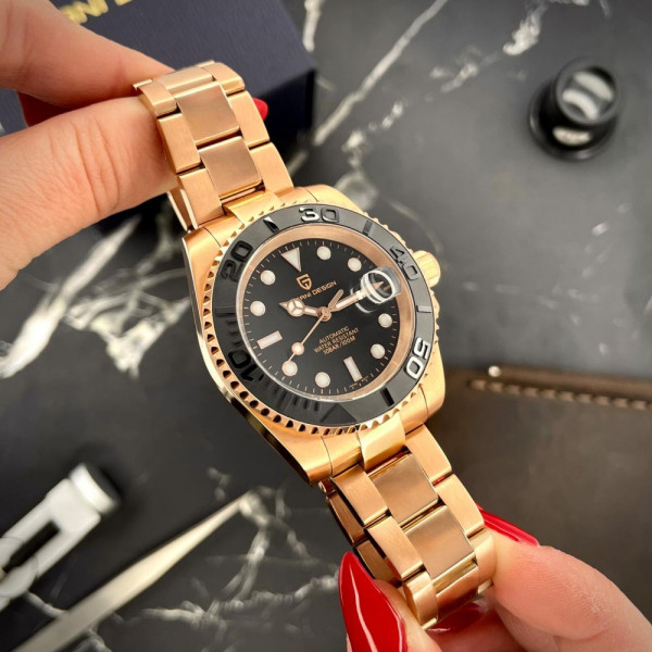 Мужские часы Pagani Design PD-1651 Gold-Black фото 4