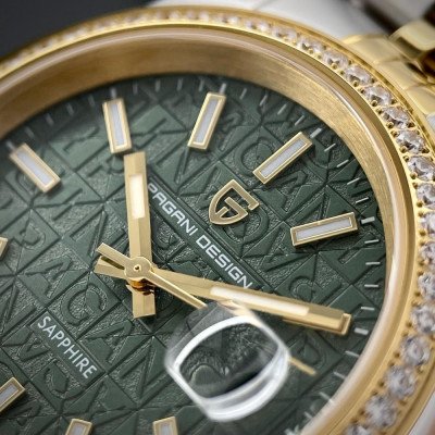 Pagani Design PD-1794M Silver-Gold-Green