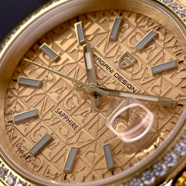 Мужские часы Pagani Design PD-1794M Silver-Gold-Gold фото 8