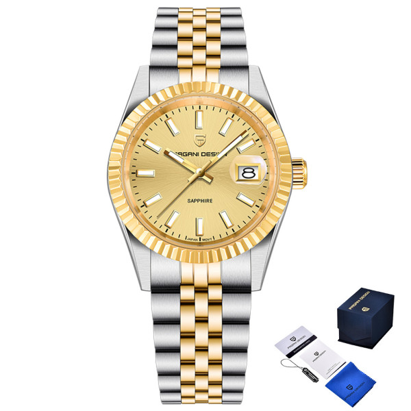 Мужские часы Pagani Design PD-1794M Silver-Gold-Gold фото 1