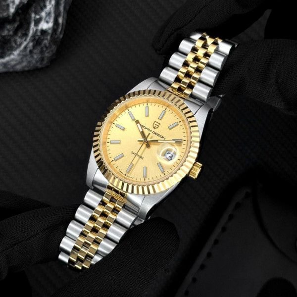 Мужские часы Pagani Design PD-1794M Silver-Gold-Gold фото 4