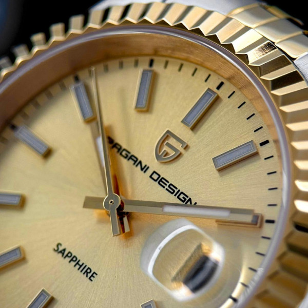 Мужские часы Pagani Design PD-1794M Silver-Gold-Gold фото 10