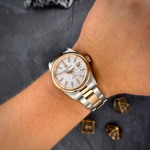 Чоловічий годинник Pagani Design PD-1794M Silver-Rose Gold-White фото 9