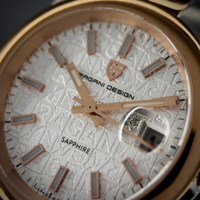 Pagani Design PD-1794M Silver-Rose Gold-White