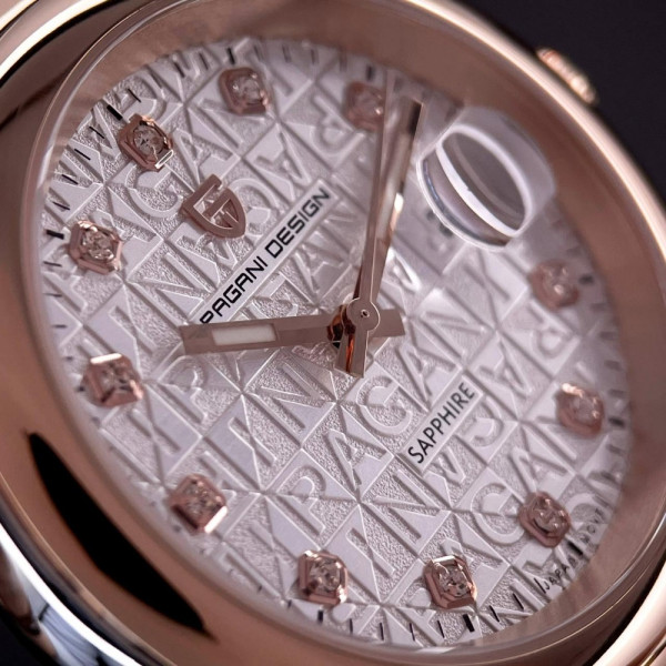 Чоловічий годинник Pagani Design PD-1794M Silver-Rose Gold-White фото 7
