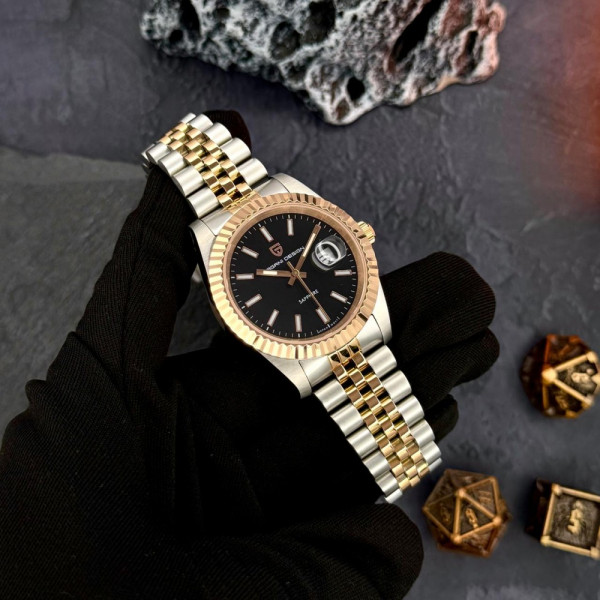 Чоловічий годинник Pagani Design PD-1794M Silver-Rose Gold-Black фото 7