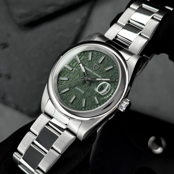 Чоловічий годинник Pagani Design PD-1794M Silver-Green фото 3