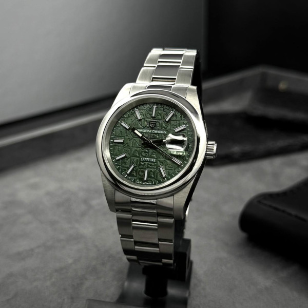 Чоловічий годинник Pagani Design PD-1794M Silver-Green фото 6