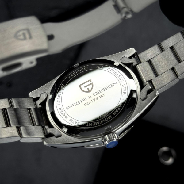 Чоловічий годинник Pagani Design PD-1794M Silver-Green фото 9