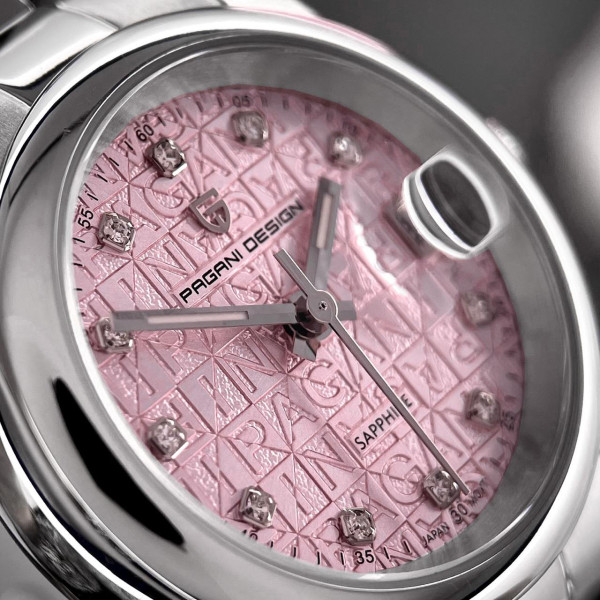 Жіночий годинник Pagani Design PD-1794L Silver-Pink фото 4