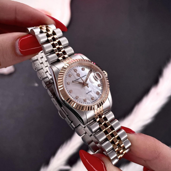 Жіночий годинник Pagani Design PD-1794L Silver-Rose Gold-White фото 4