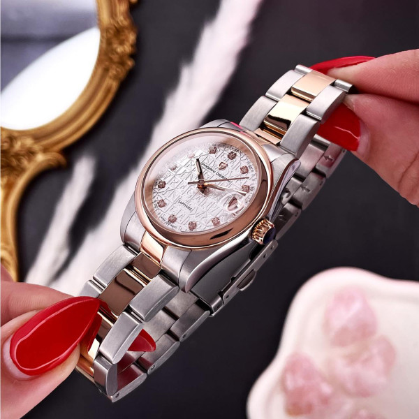 Жіночий годинник Pagani Design PD-1794L Silver-Rose Gold-White фото 5