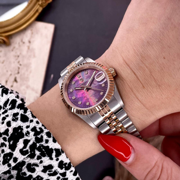 Жіночий годинник Pagani Design PD-1794L Silver-Rose Gold-Red фото 5