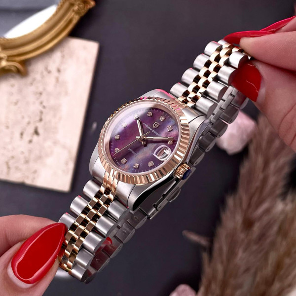 Жіночий годинник Pagani Design PD-1794L Silver-Rose Gold-Red фото 6