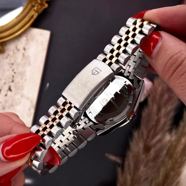 Жіночий годинник Pagani Design PD-1794L Silver-Rose Gold-Red фото 7