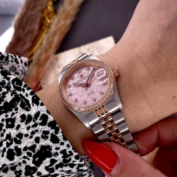 Женские часы Pagani Design PD-1794L Silver-Rose Gold-Pink фото 11