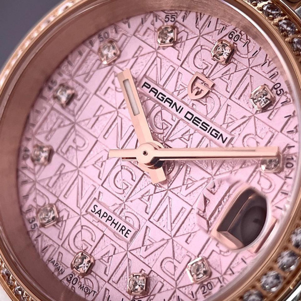 Женские часы Pagani Design PD-1794L Silver-Rose Gold-Pink фото 10