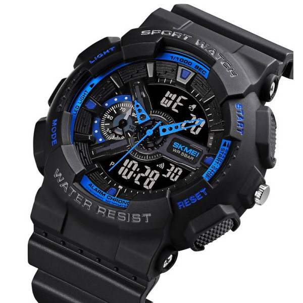 Чоловічий годинник Skmei 1688BU blue фото 3