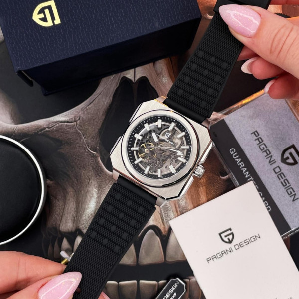 Мужские часы Pagani Design PD-1791 Black-Silver фото 5
