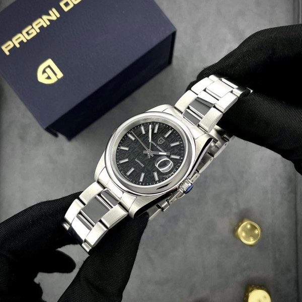 Чоловічий годинник Pagani Design PD-1794M Silver-Black фото 3
