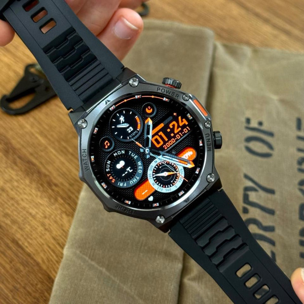 Смарт часы Modfit Titan-X Black Silica фото 12