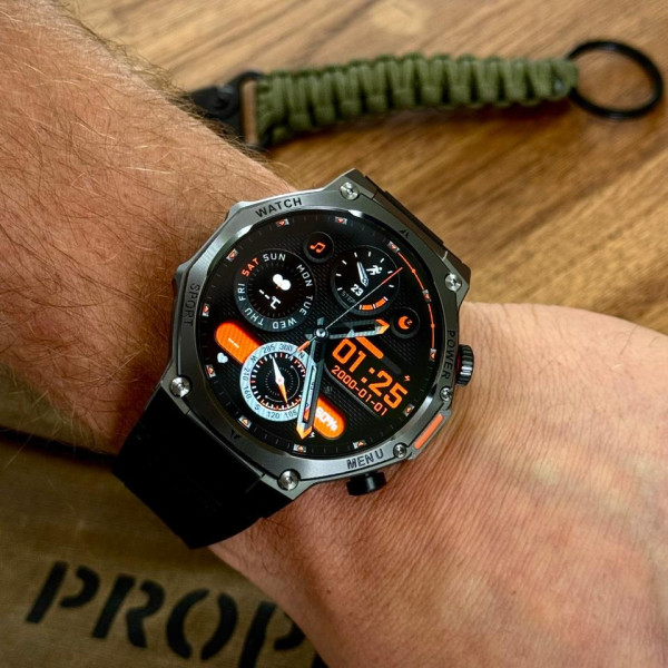 Смарт часы Modfit Titan-X Black Silica фото 9