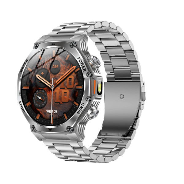 Розумний годинник Modfit Titan-X Silver Steel фото 1