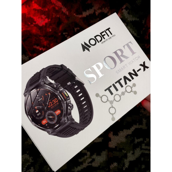 Смарт часы Modfit Titan-X Black Steel фото 13